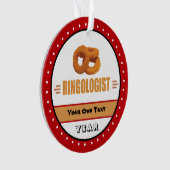 Funny Onion Rings Lover's Ornament (voorkant)
