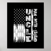 Funny oom Man Myth Legend  Mannen Amerikaans Poster (Voorkant)