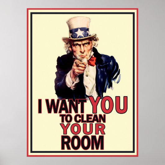 Funny oom Sam Poster (Voorkant)