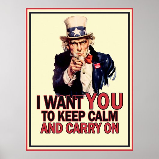 Funny oom Sam Poster (Voorkant)