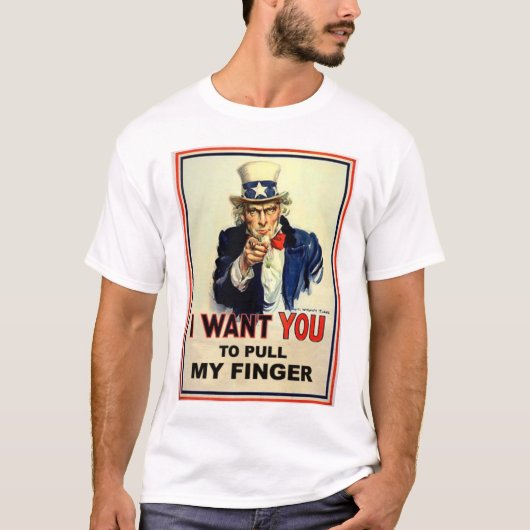 Funny oom Sam T-shirt (Voorkant)