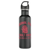 Funny Open Heart Bypass Recovery Waterfles (Voorkant)