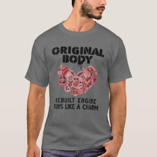 Funny Open Heart Surgery Art Mannen Transplant T-shirt