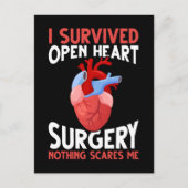 Funny Open Heart Surgery Recovery Briefkaart (Voorkant)
