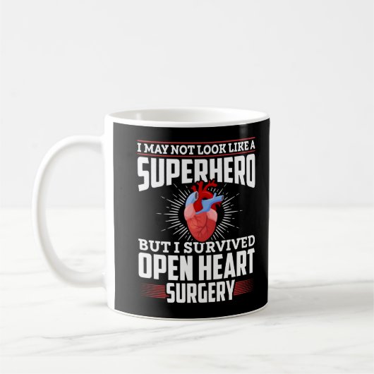 Funny Open Heart Surgery Recovery Koffiemok (Links)
