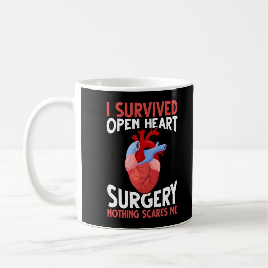 Funny Open Heart Surgery Recovery Koffiemok (Links)