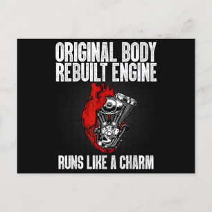 Funny Open Heart Surgery Recovery Survivor Gift me Feestdagenkaart