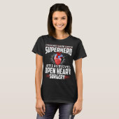 Funny Open Heart Surgery Recovery T-shirt (Voorkant volledig)