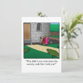 Funny Open House/New Home Uitnodigingen (Staand voorkant)