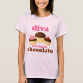 Funny Opera Diva T-shirt (Voorkant)