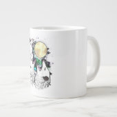 Funny Opossum Mug | Screaming Possum Moon Design (Devant droit)