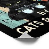 Funny Optometry, gemakkelijk verstoord door katten Poster (Hoek)