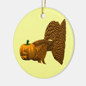 Funny Oranje Guppy Keramisch Ornament (Links)