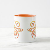 Funny Oranje Octopus Mok (Midden)
