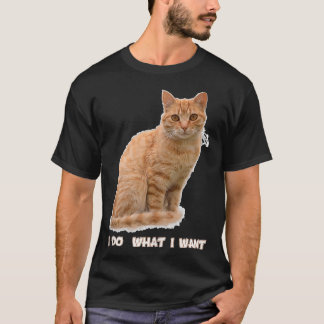 Funny Oranje Tabby Cat Lovers Gifts T-shirt