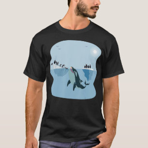 Funny Orca Whale Art Gifts for Women Cute Killer T-shirt
