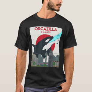 Funny Orcazilla Killer Whale Gift for Orca Lovers T-shirt