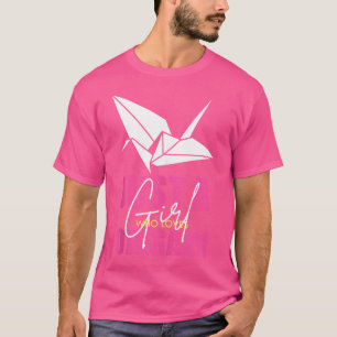 Funny Origami Paper Japan Crane Animal Fun Lovers T-shirt