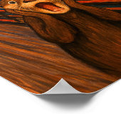 Funny Otter Scream Inspired Poster (Hoek)