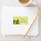 FUNNY OUDE FASHION ST PATRICK'S DAY CATS ETIKET (Insitu)