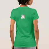 FUNNY OUDE FASHION ST.PATRICK'S DAY CATS MET HEART T-SHIRT (Achterkant)