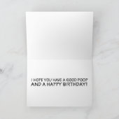 FUNNY OUDE MAN DIE OUDERE BIRTHDAY-KAART WORDT KAART (Binnen)