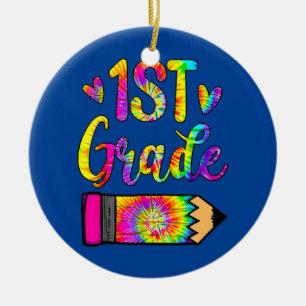 Funny Outfits 1St Grade Teacher Terug naar school Keramisch Ornament