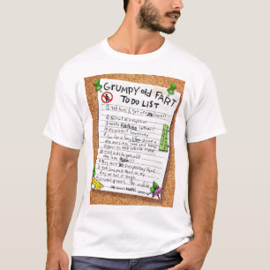 Funny Over the Hill Birtday Gift - Grumpy Old Fart T-shirt