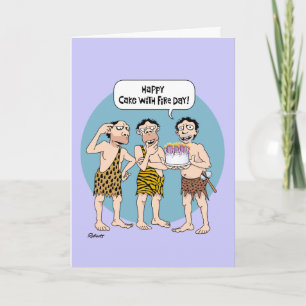 Funny "Over the Hill" Birthday Card Kaart