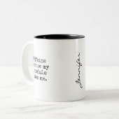 Funny Overbooked Coffee Lover Mug (Devant gauche)