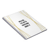Funny Overthinker Carnet (Côté Droit)