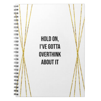 Funny Overthinker Notitieboek