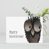 Funny Owl Kaart (Staand voorkant)