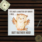 Funny Owl Pun | Sarcasm Magneet