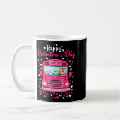 Funny Owls School Bus Driver Happy Valentines Day  Koffiemok (Links)