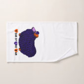 Funny Paars Ram Chinese Year Zodiac Towel Set Bad Handdoek (Handdoek)