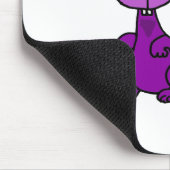 Funny Paars Squirrel Cartoon Muismat (Hoek)