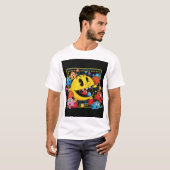 Funny Pac-Man T-Shirt – Retro Arcade Gaming Tee (Devant entier)