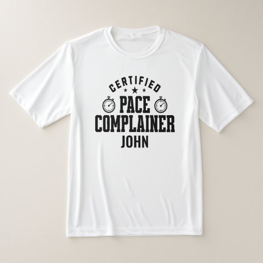 Funny Pace Complainer Matching Couple Personalized T-shirt (Laagn)