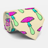 Funny paddenstoelen Stropdas (Opgerold)