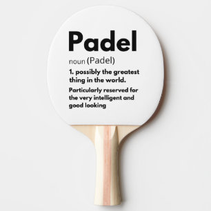 Funny Padel meisjescoach Sportspelventilatoren Tafeltennisbatje