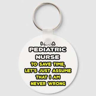 Funny Paediatric Neurse T-Shirts en Gifts Sleutelhanger