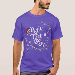 Funny Pajamas Laten we met kerstboomkostuum komen. T-shirt
