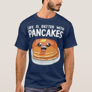 Funny Pancakes Art Mannen Women Brunch Breakfast P T-shirt