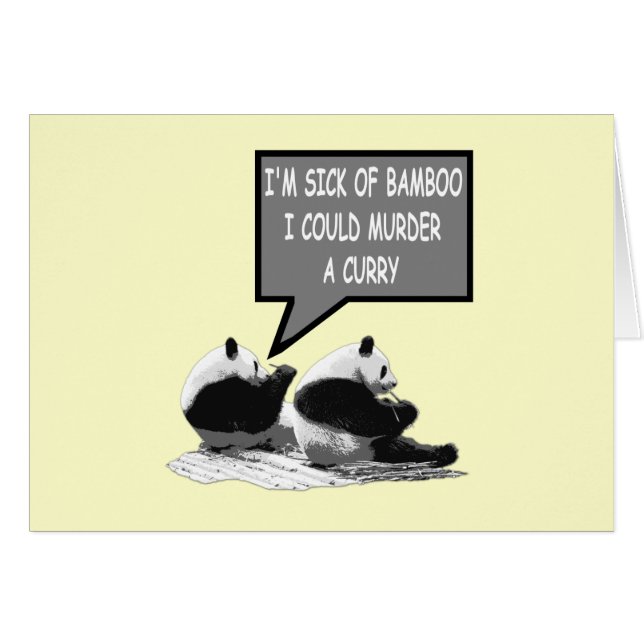 Funny Panda (Voorkant Horizontaal)