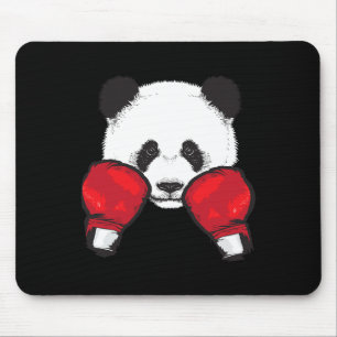 Funny Panda Boxing Cool Dierenvriend Handschoenen Muismat