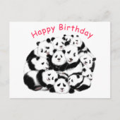Funny Panda carte d'anniversaire (Devant)