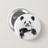 Funny panda ronde button 5,7 cm (Voorkant /achterkant)