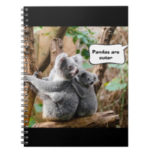 Funny Pandas of Koalas - Welke zijn knuffels? Notitieboek