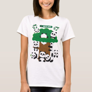 Funny pandas t-shirt